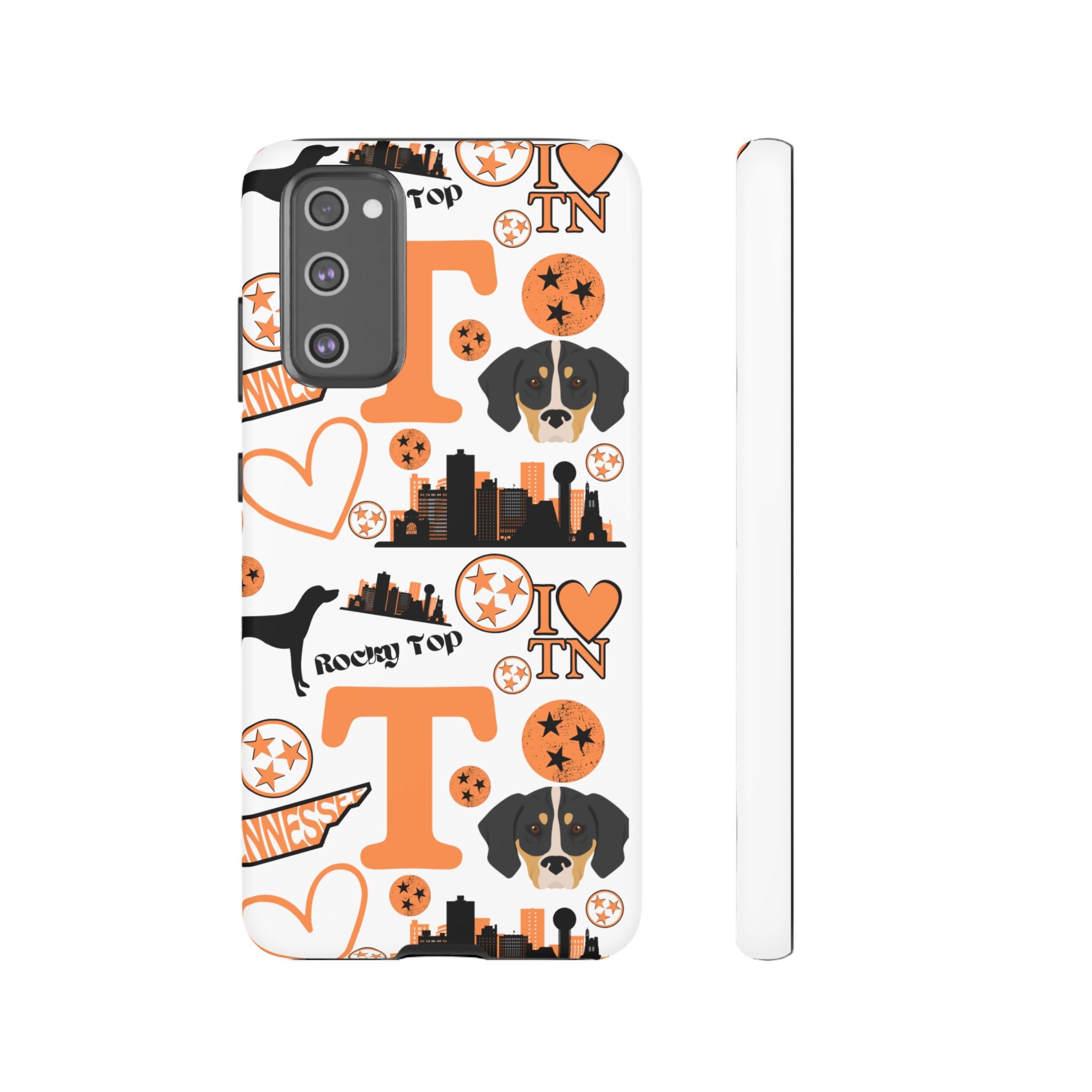 Tennessee Vols pattern Phone Case | Nashville skyline, Volunteers , orange and white