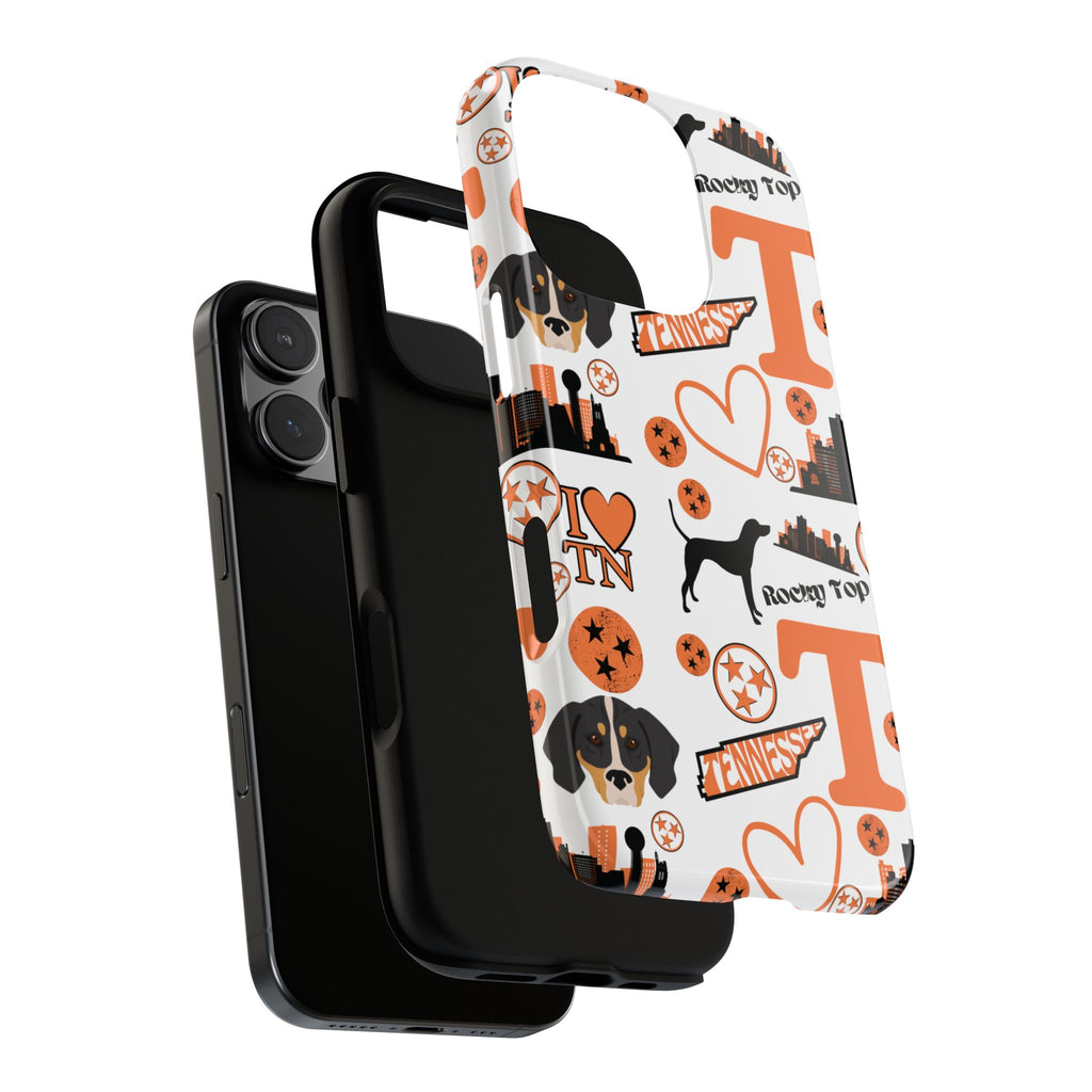 Tennessee Vols pattern Phone Case | Nashville skyline, Volunteers , orange and white