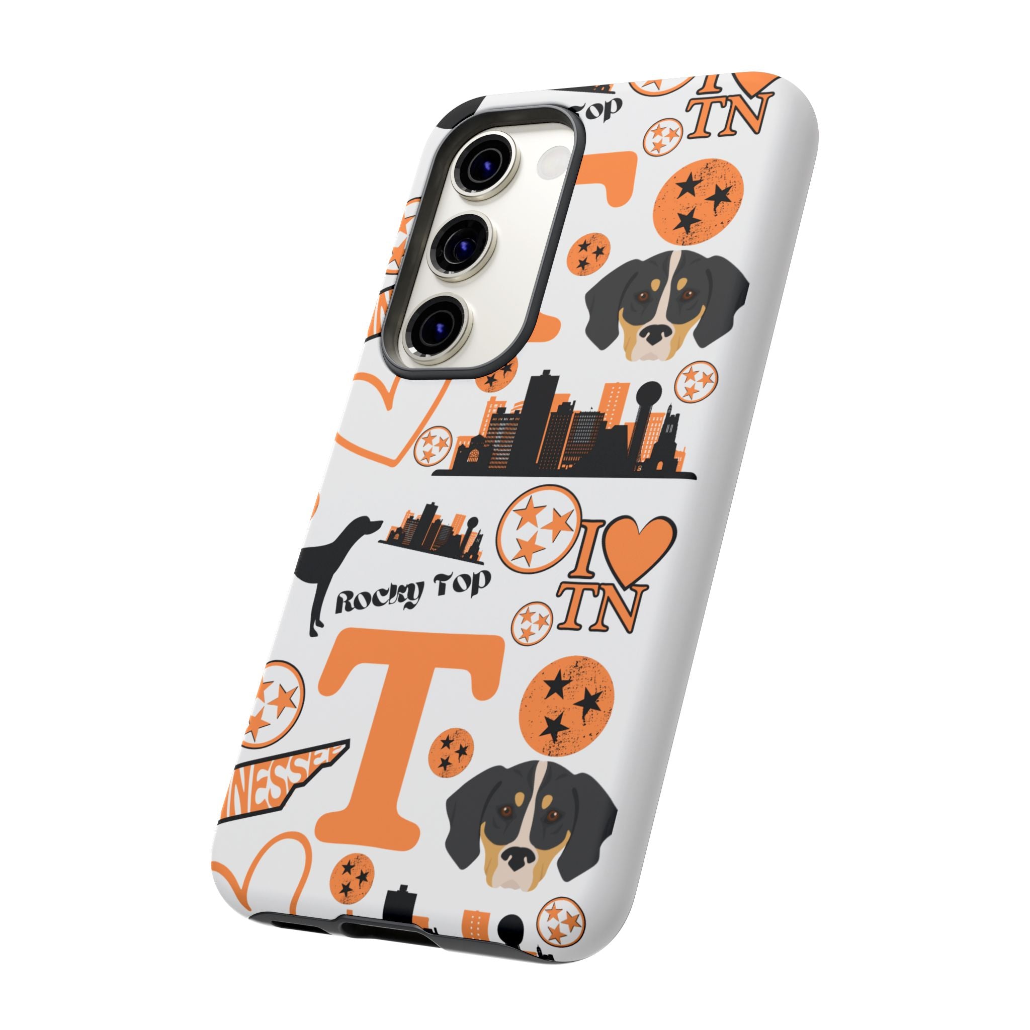 Tennessee Vols pattern Phone Case | Nashville skyline, Volunteers , orange and white
