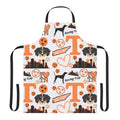 Tennessee Vol Pattern Apron | Volunteer State Skyline, Hearts & Paw Prints