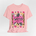 Kindergarten Pencils T-Shirt — Cute Leopard Print School Tee