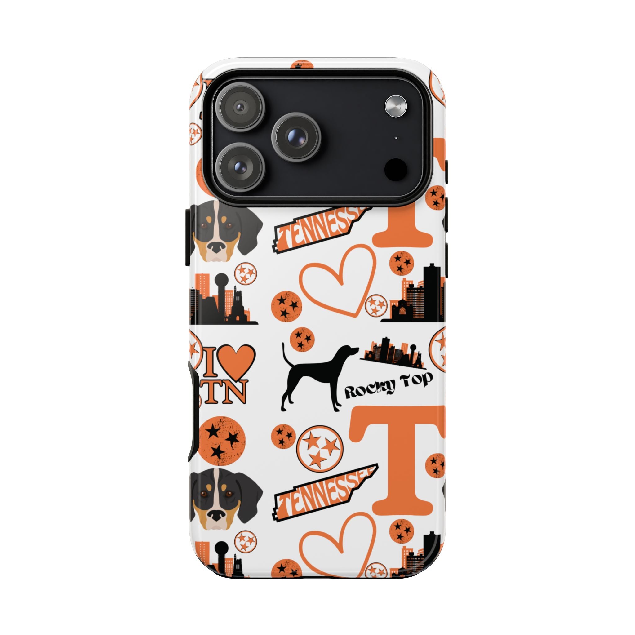 Tennessee Vols pattern Phone Case | Nashville skyline, Volunteers , orange and white