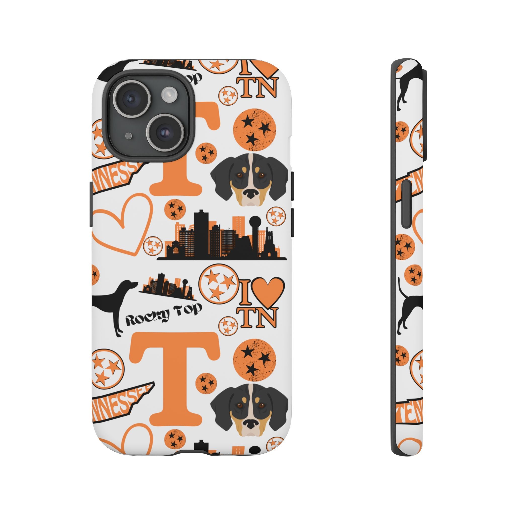 Tennessee Vols pattern Phone Case | Nashville skyline, Volunteers , orange and white