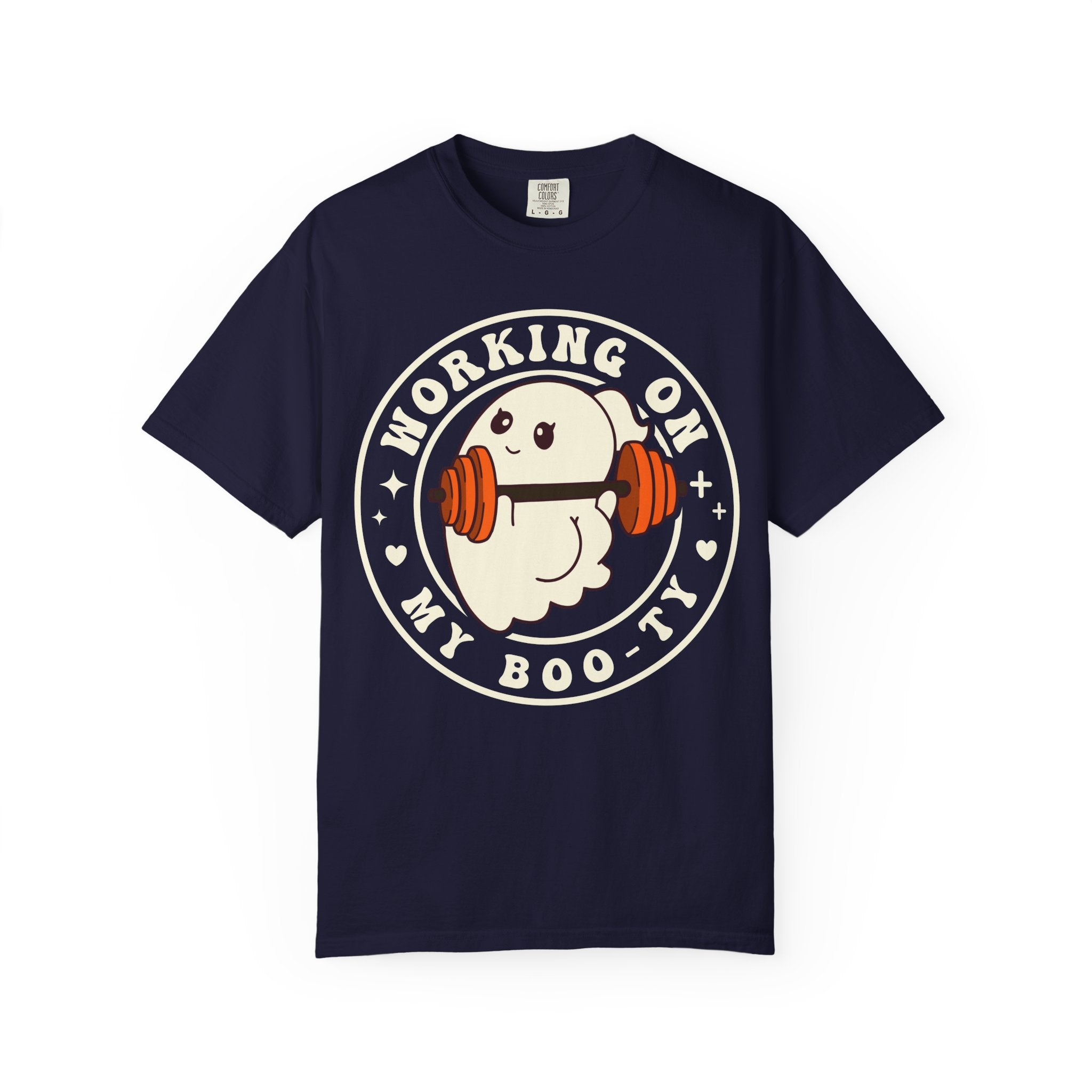Ghost Lifter T-Shirt — Cute Ghost Weightlifting Gym Tee
