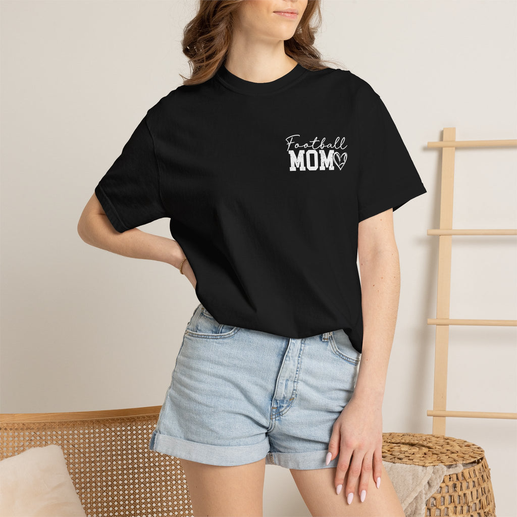 MOM Customizable numbers and names football comfort colors shirt