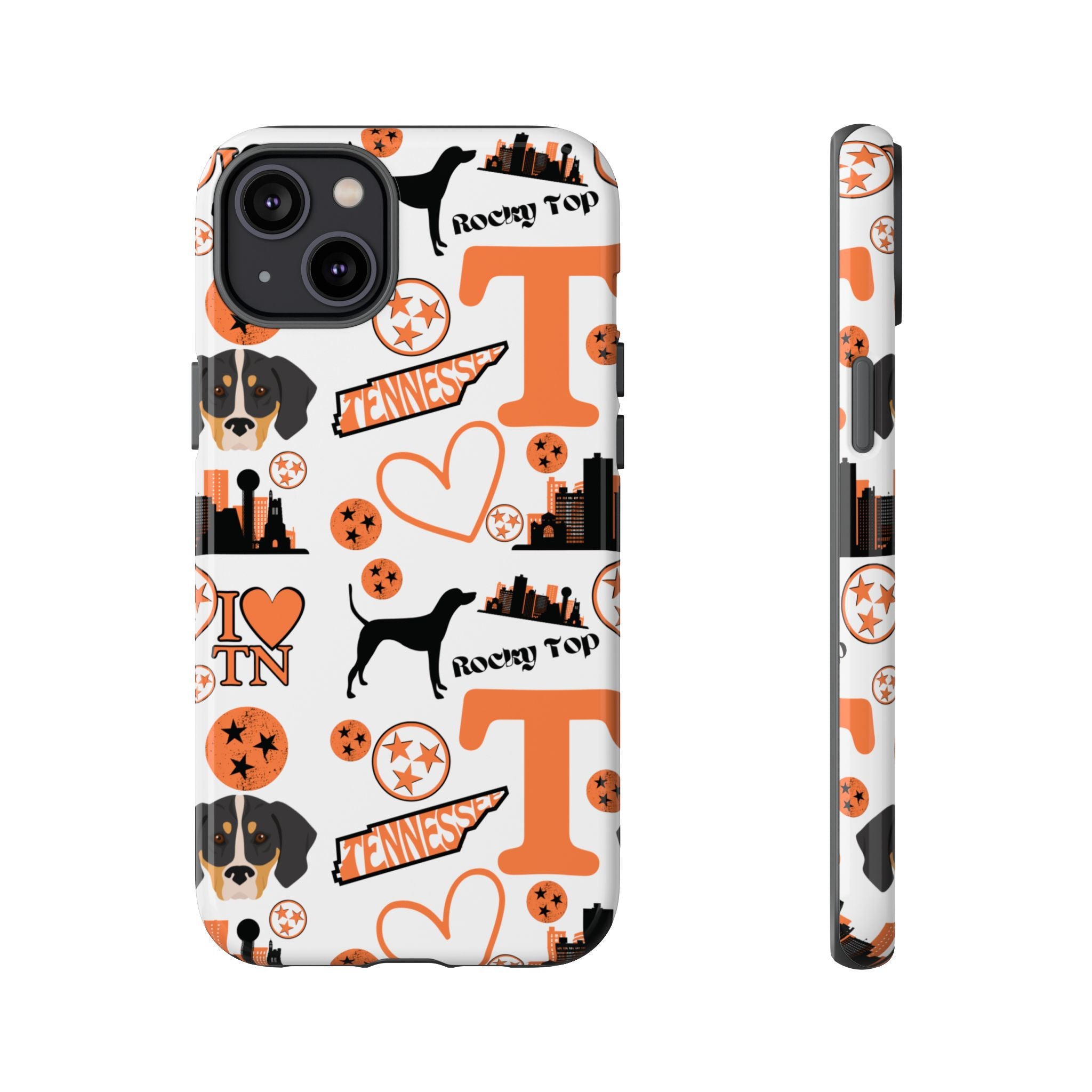 Tennessee Vols pattern Phone Case | Nashville skyline, Volunteers , orange and white