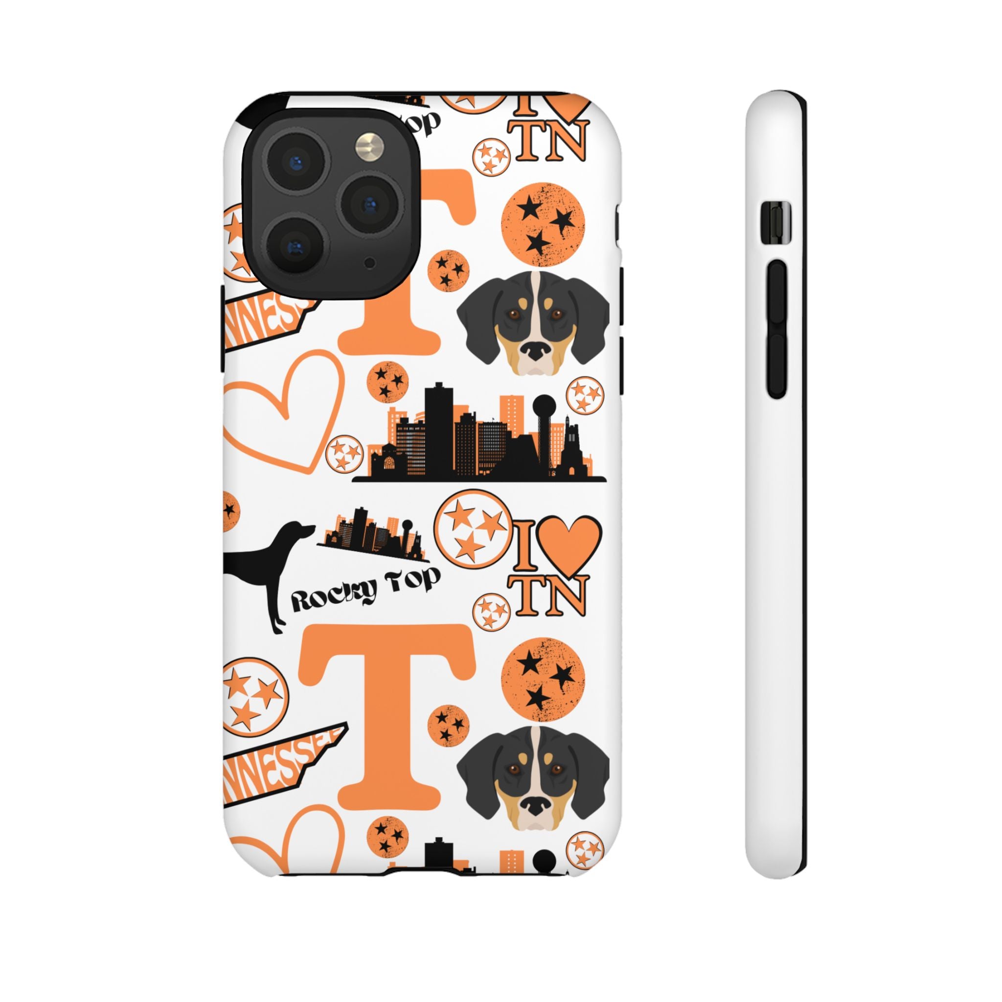Tennessee Vols pattern Phone Case | Nashville skyline, Volunteers , orange and white