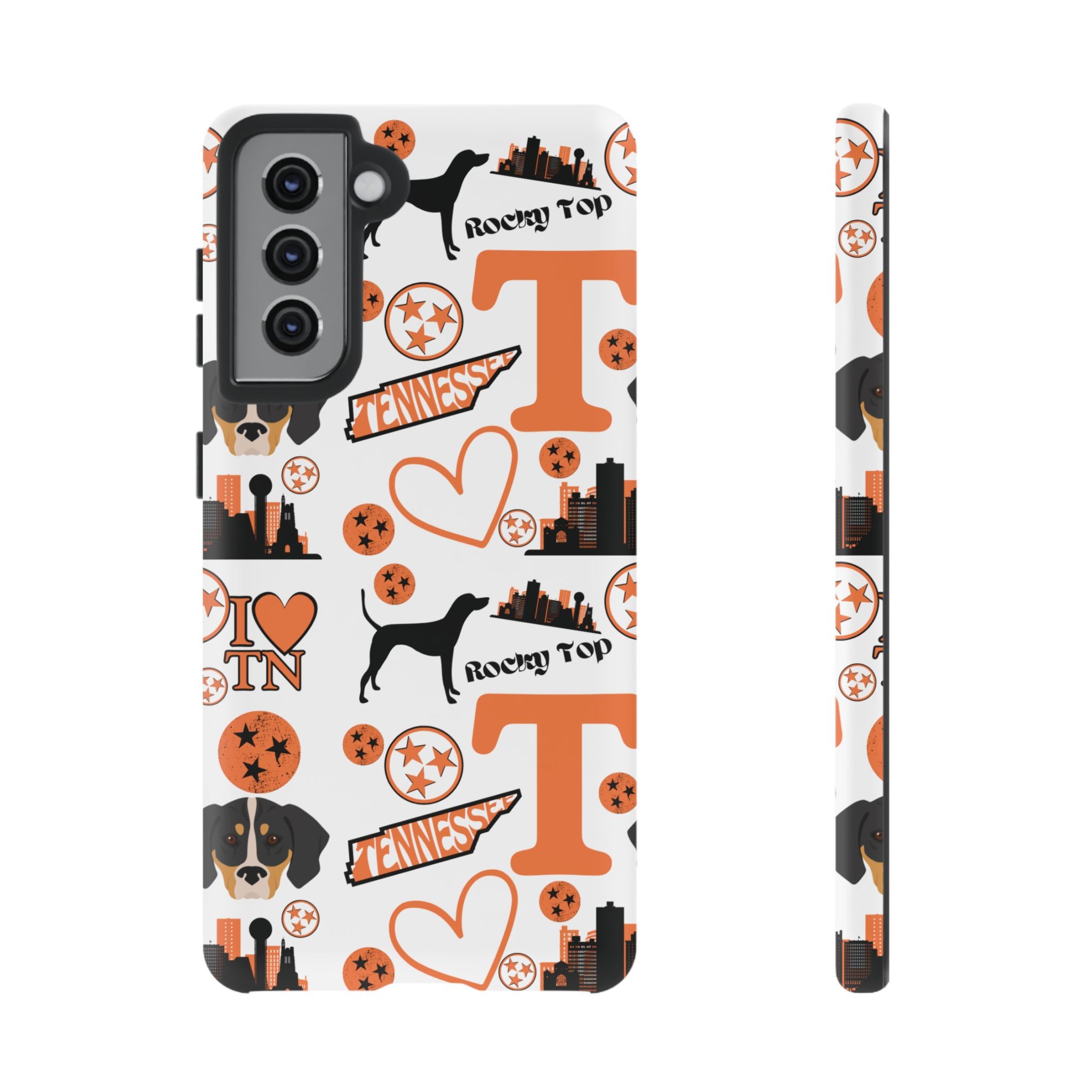 Tennessee Vols pattern Phone Case | Nashville skyline, Volunteers , orange and white
