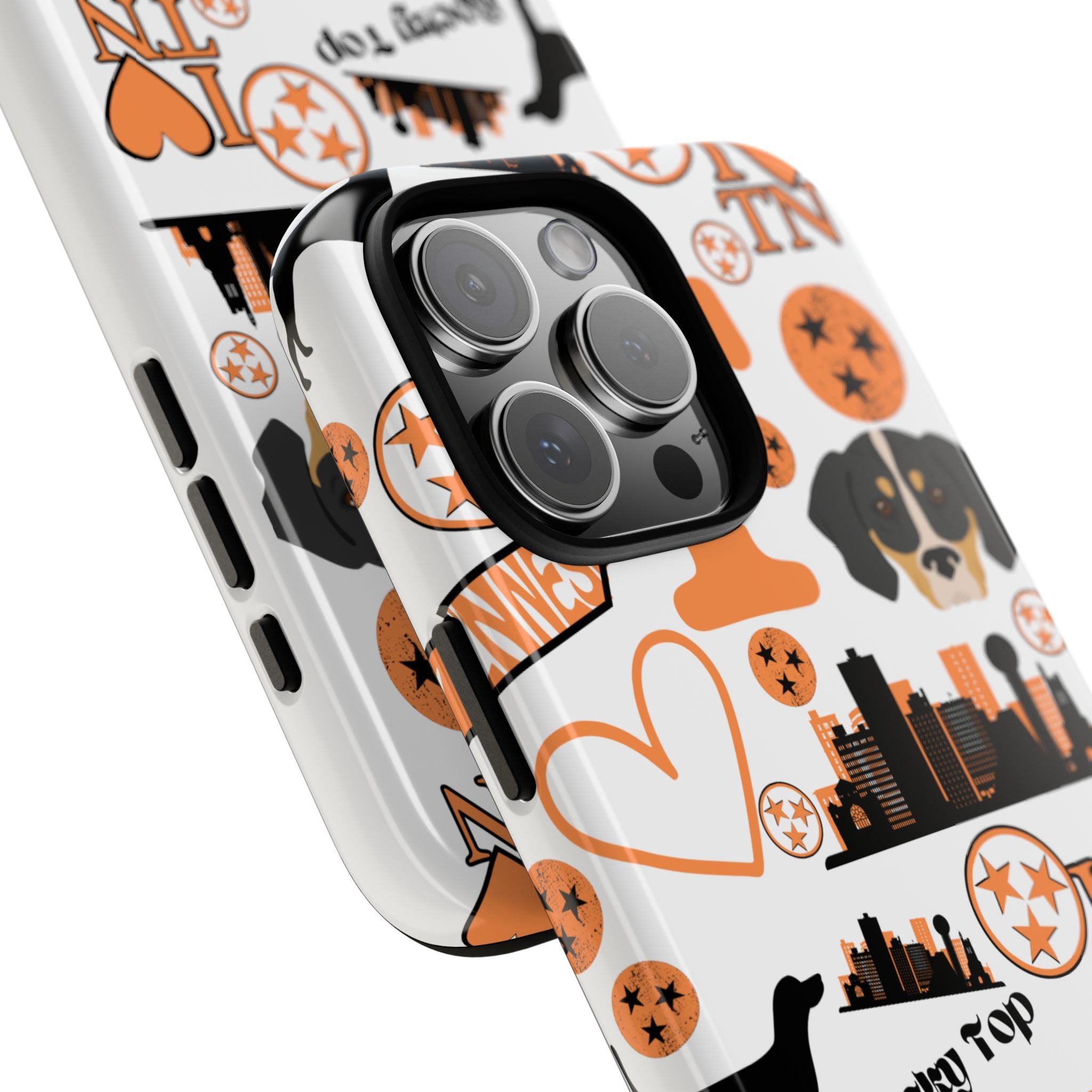 Tennessee Vols pattern Phone Case | Nashville skyline, Volunteers , orange and white
