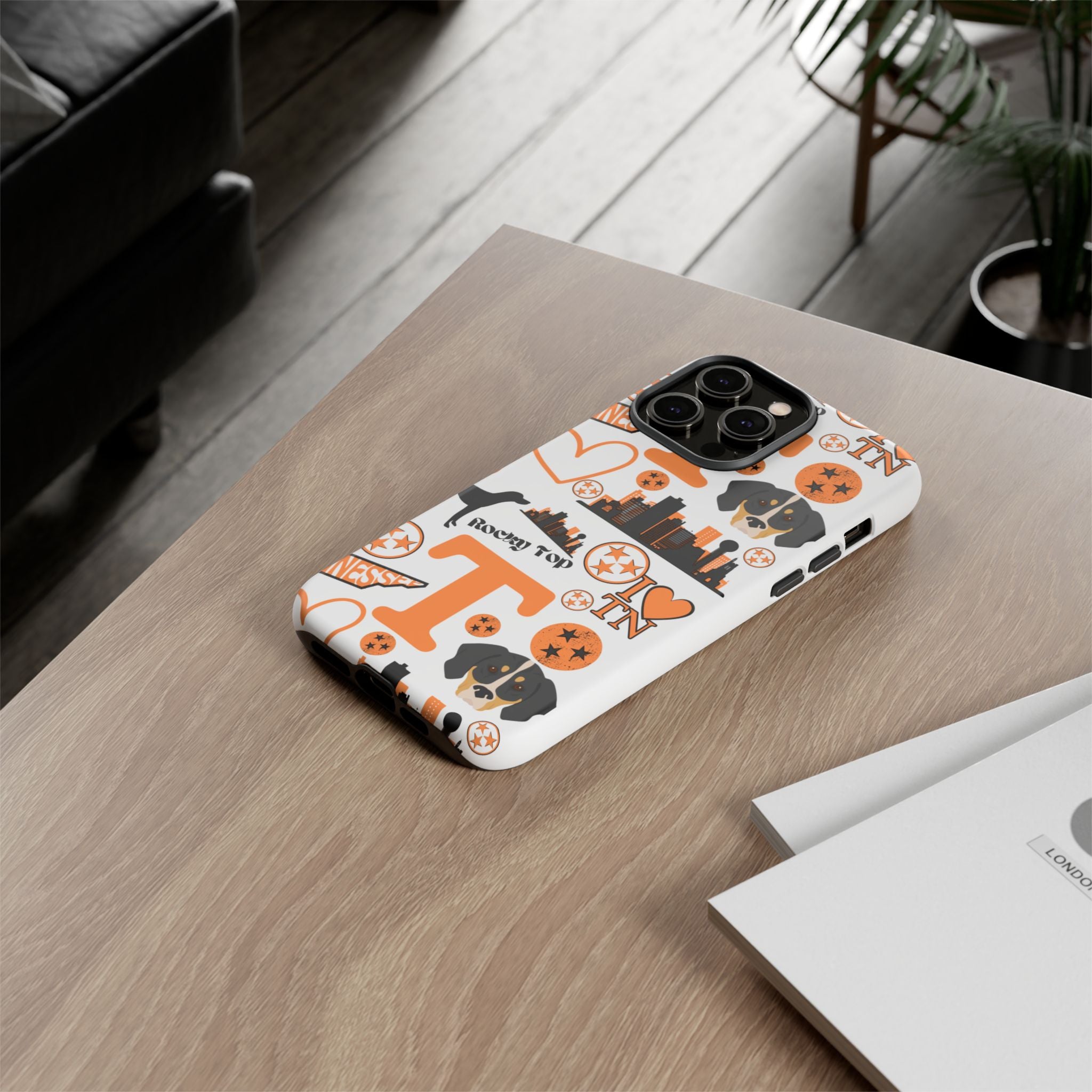 Tennessee Vols pattern Phone Case | Nashville skyline, Volunteers , orange and white
