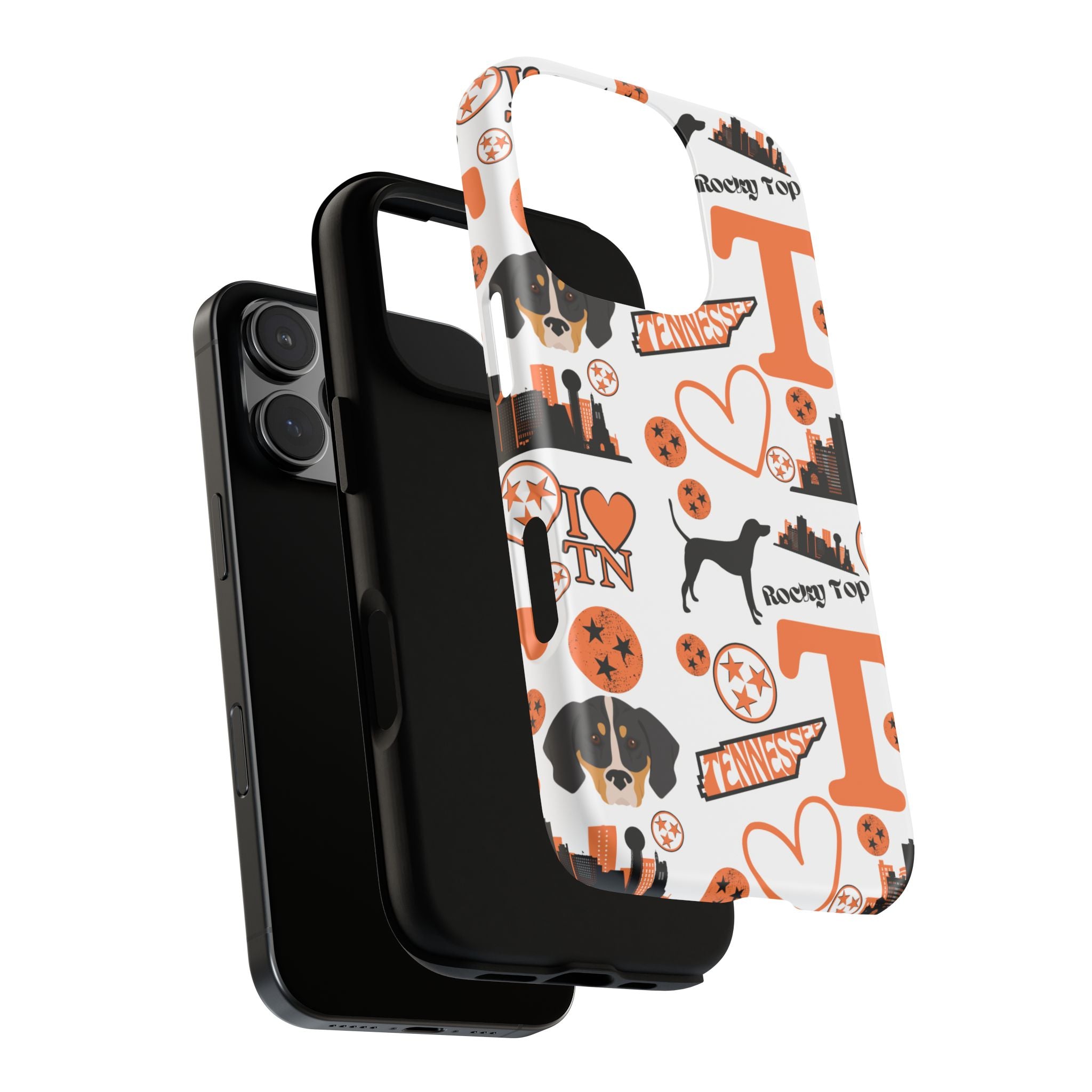 Tennessee Vols pattern Phone Case | Nashville skyline, Volunteers , orange and white