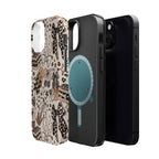 Cheetah bows iced coffee love Magnetic Impact-Resistant Cases