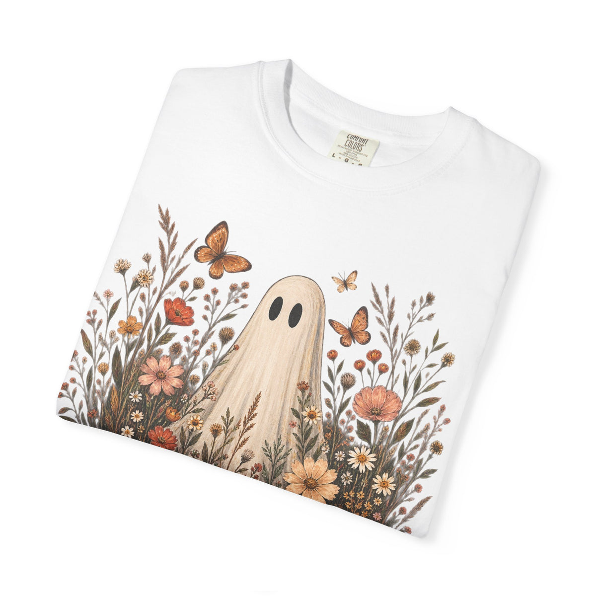 Ghost in wildflowers Comfort Colors Unisex Garment-Dyed T-shirt