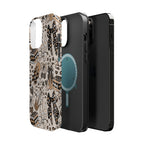 Cheetah bows iced coffee love Magnetic Impact-Resistant Cases
