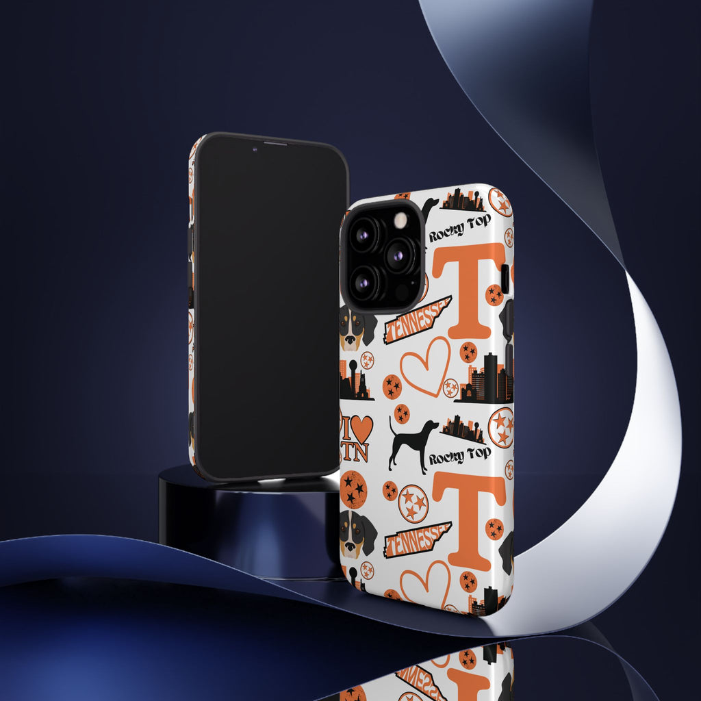 Tennessee Vols pattern Phone Case | Nashville skyline, Volunteers , orange and white