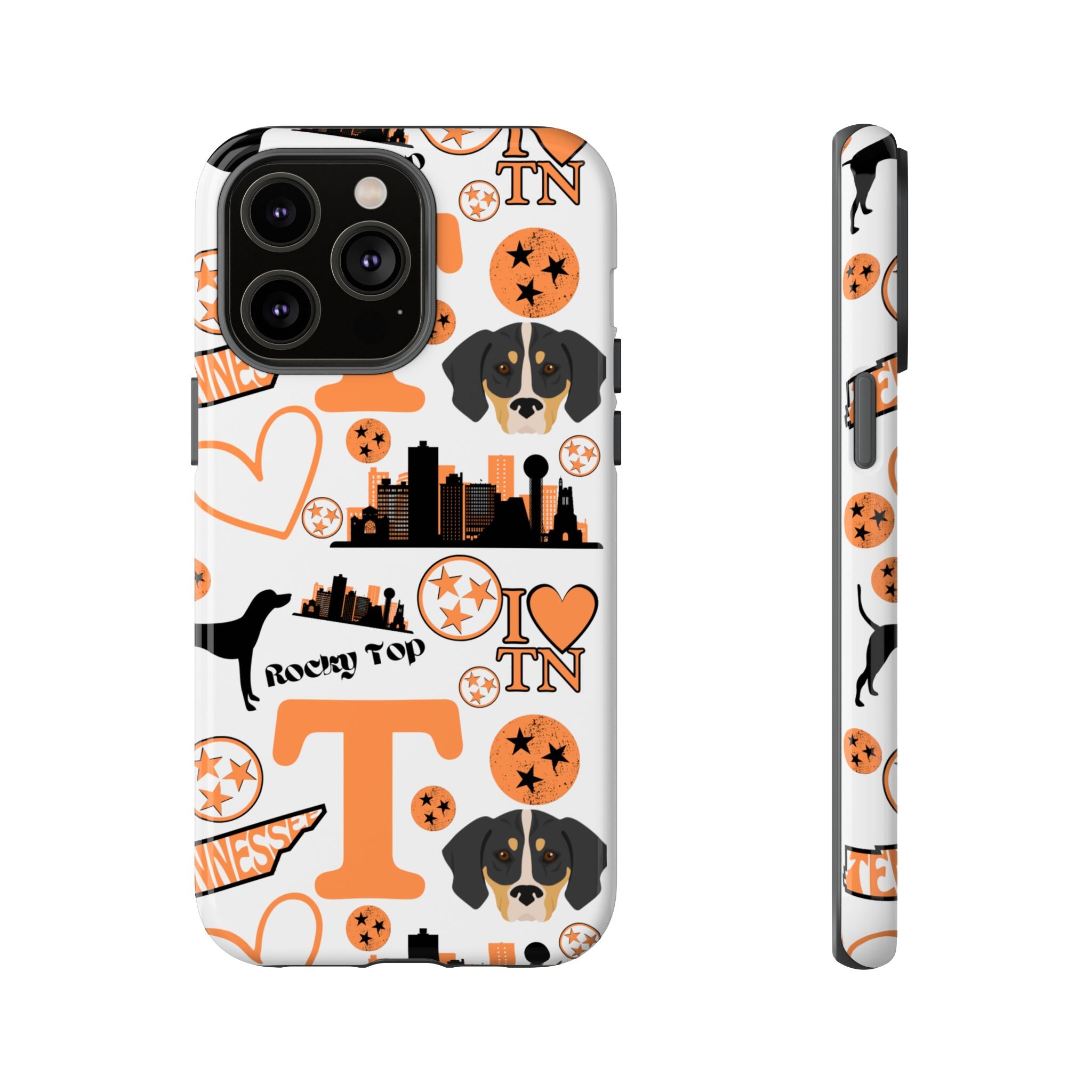 Tennessee Vols pattern Phone Case | Nashville skyline, Volunteers , orange and white