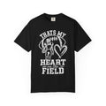 Football Mom/Dad T-Shirt - "That's My Heart on the Field" Youth Player Support Tee