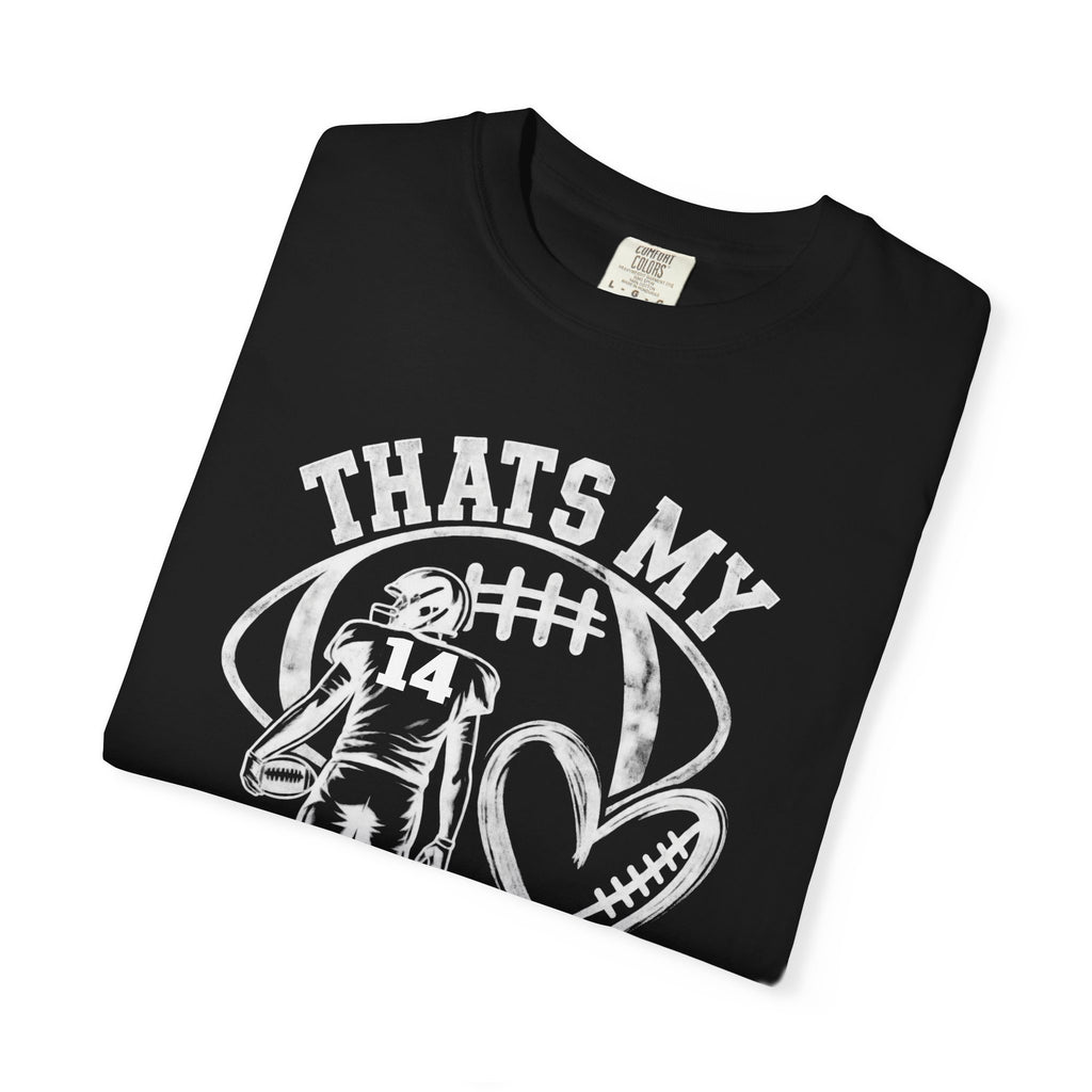 Football Mom/Dad T-Shirt - "That's My Heart on the Field" Youth Player Support Tee