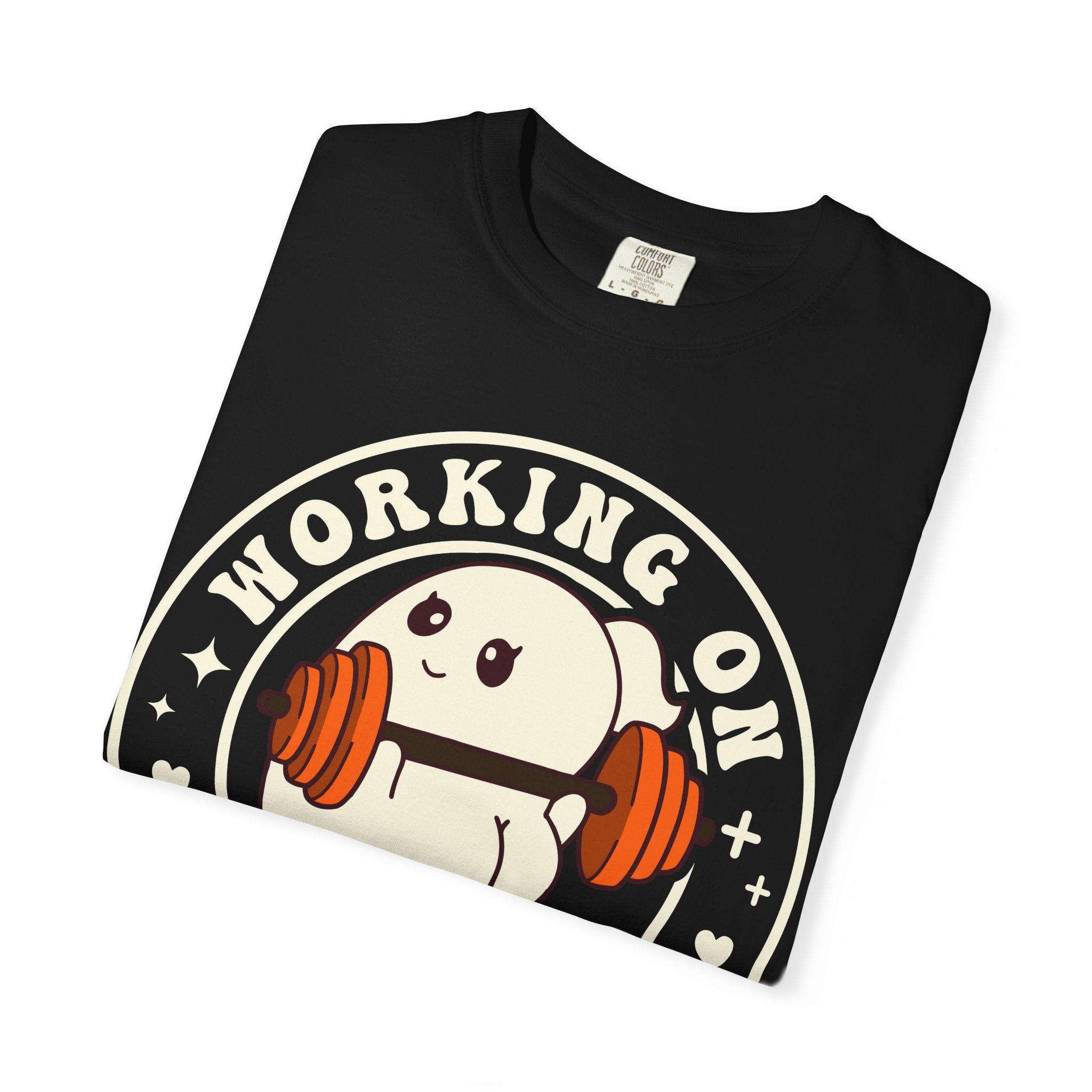 Ghost Lifter T-Shirt — Cute Ghost Weightlifting Gym Tee