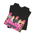 Fourth Grade Pencil Tee — Leopard & Glitter Back-to-School Shirt
