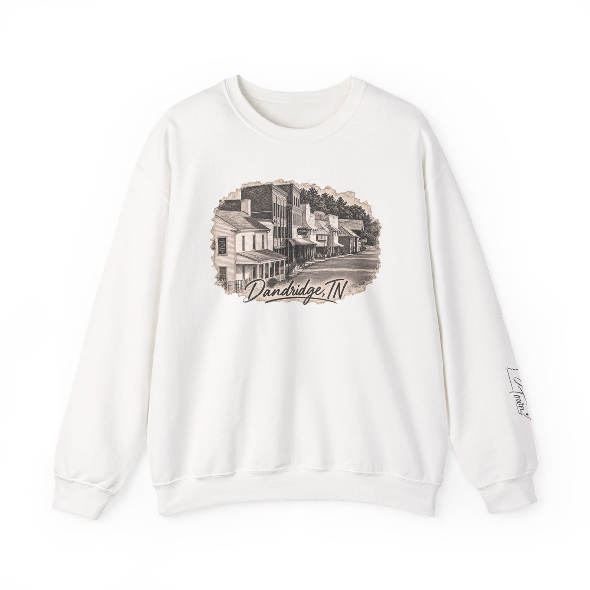 Dandridge TN Vintage Main Street Gildan Sweatshirt