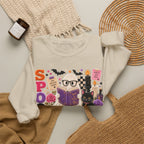 Spooky Book Club Sweatshirt | Halloween Ghost Reading Graphic | Cozy Fall Book Lover Crewneck