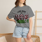I Love Jesus and Roll Tide T-Shirt — Alabama Football Elephant Graphic Tee