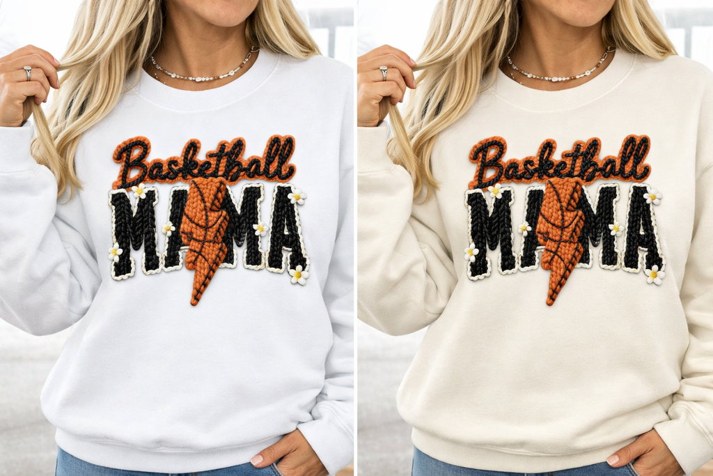Basketball Mama Sweatshirt — Cozy Crewneck for Proud Hoops Moms