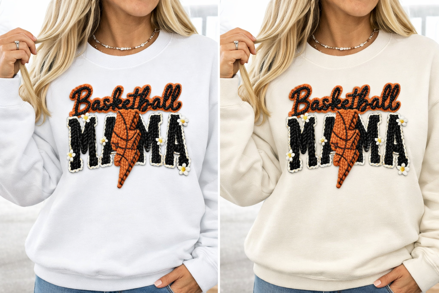 Basketball Mama Sweatshirt — Cozy Crewneck for Proud Hoops Moms