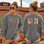 Tennessee Vols Volunteer on back side comfort colors sweatshirt for women