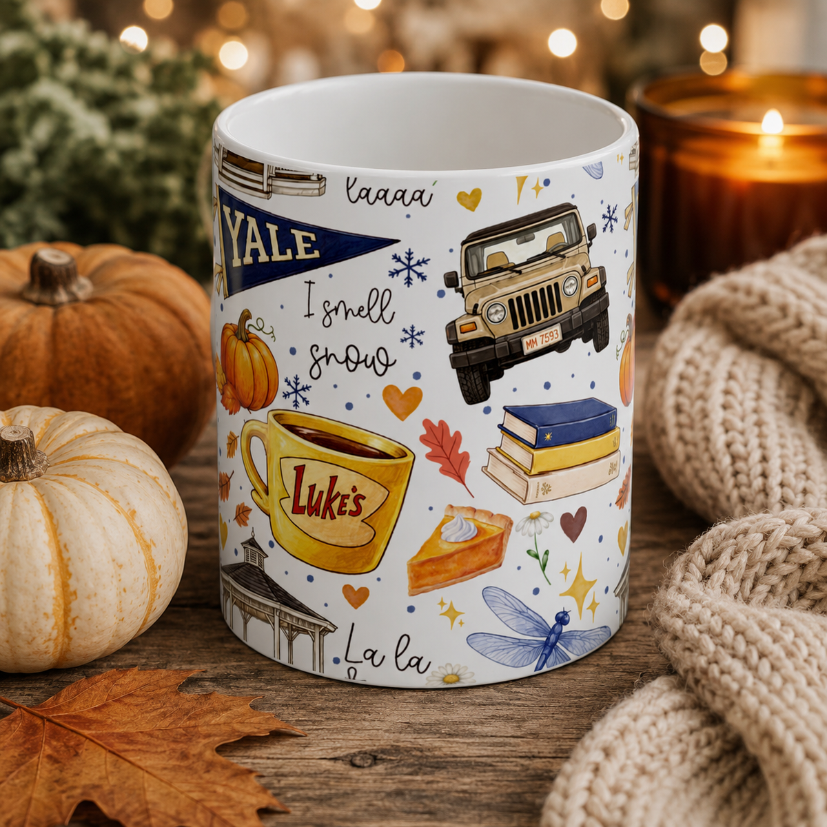 Stars Hollow Gilmore Girls style Ceramic Mug, (11oz, 15oz)