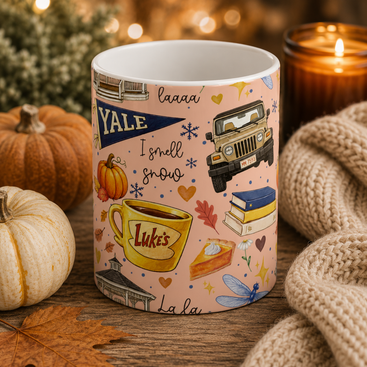 Stars Hollow Gilmore GIrls style Ceramic Mug, (11oz, 15oz)