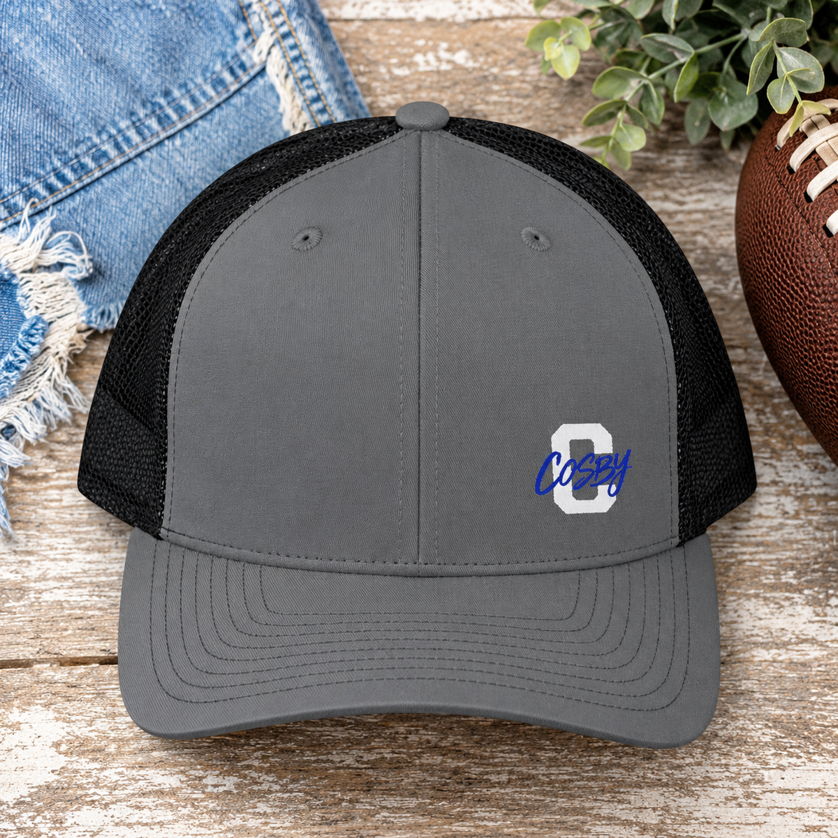 Cosby Eagles snapback trucker hat