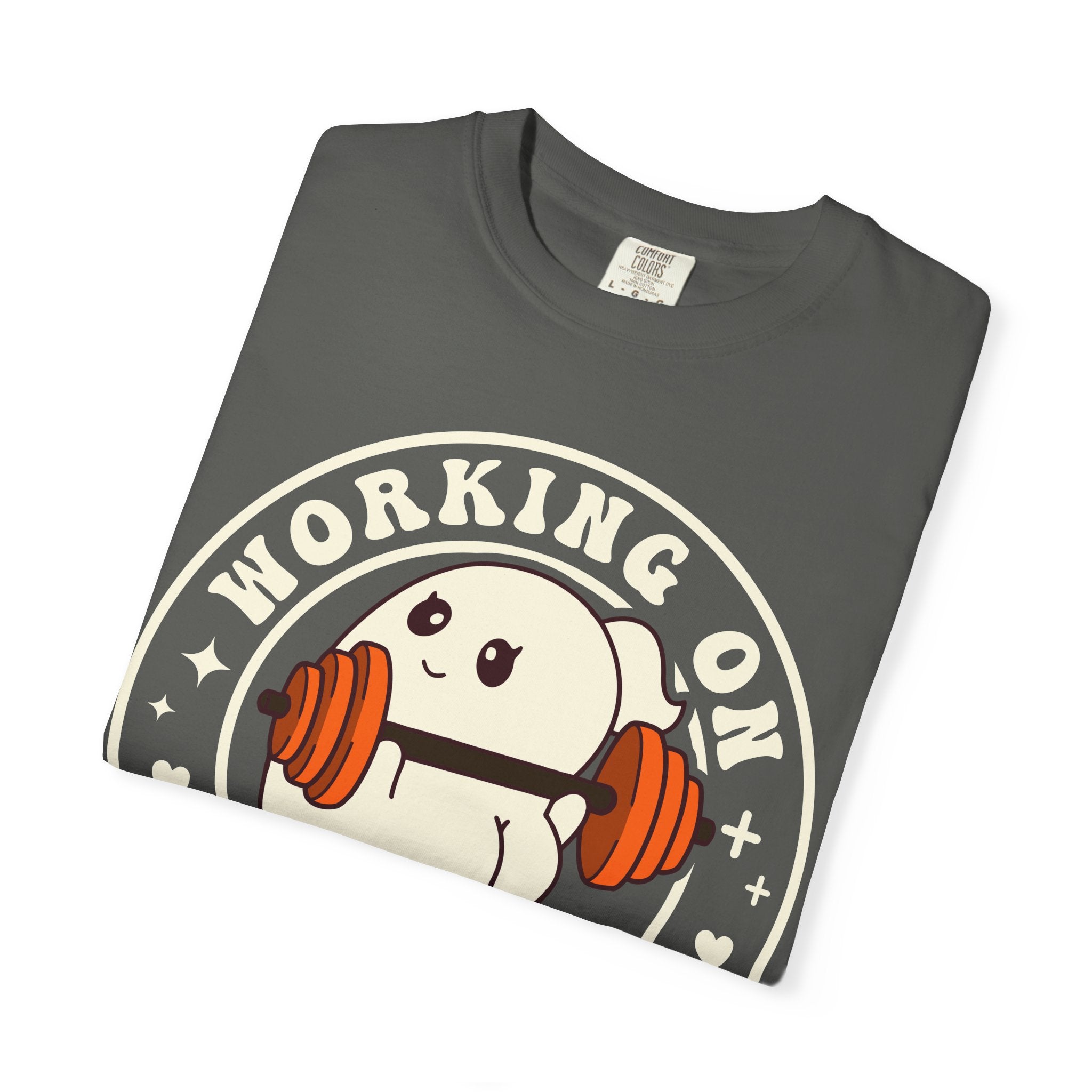 Ghost Lifter T-Shirt — Cute Ghost Weightlifting Gym Tee