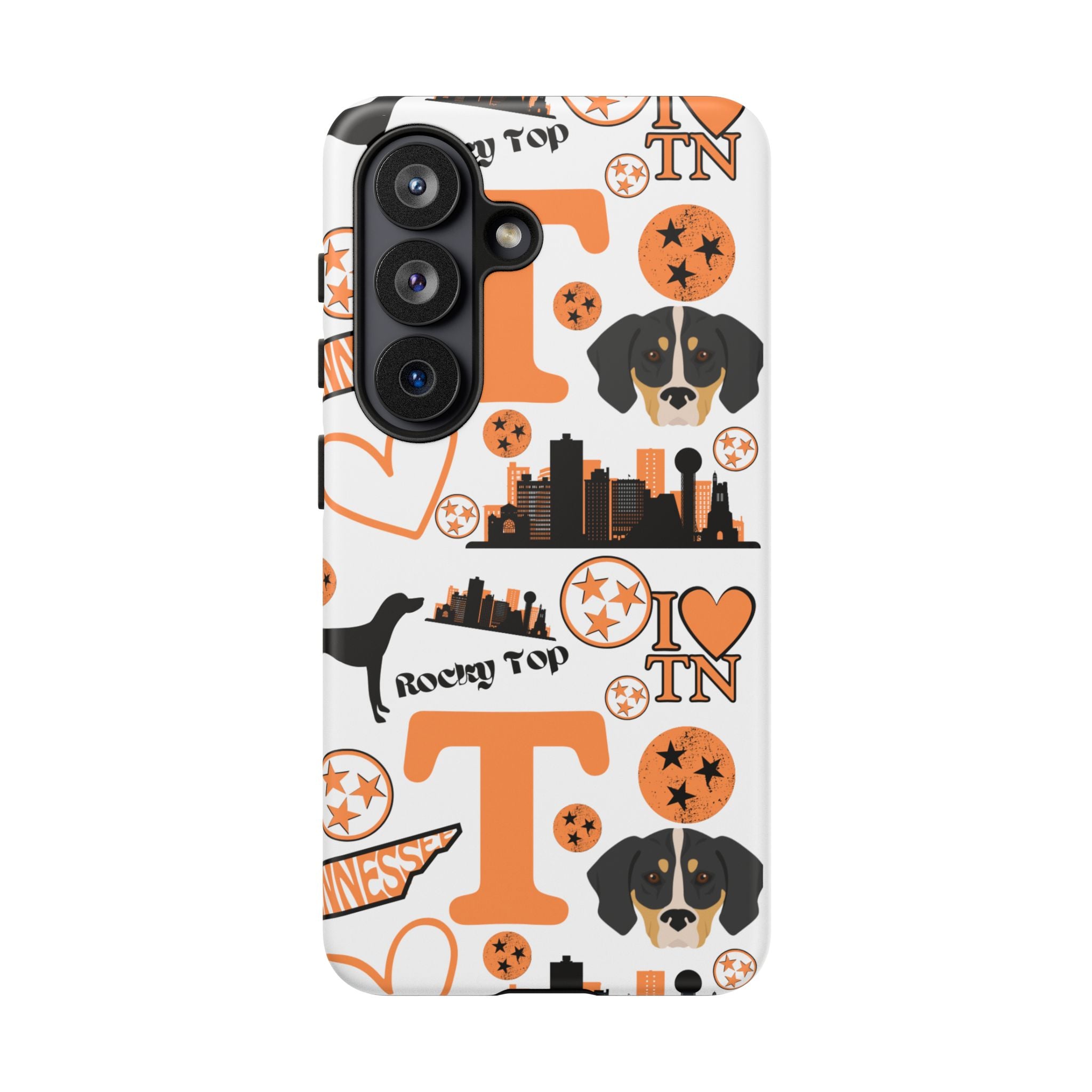 Tennessee Vols pattern Phone Case | Nashville skyline, Volunteers , orange and white