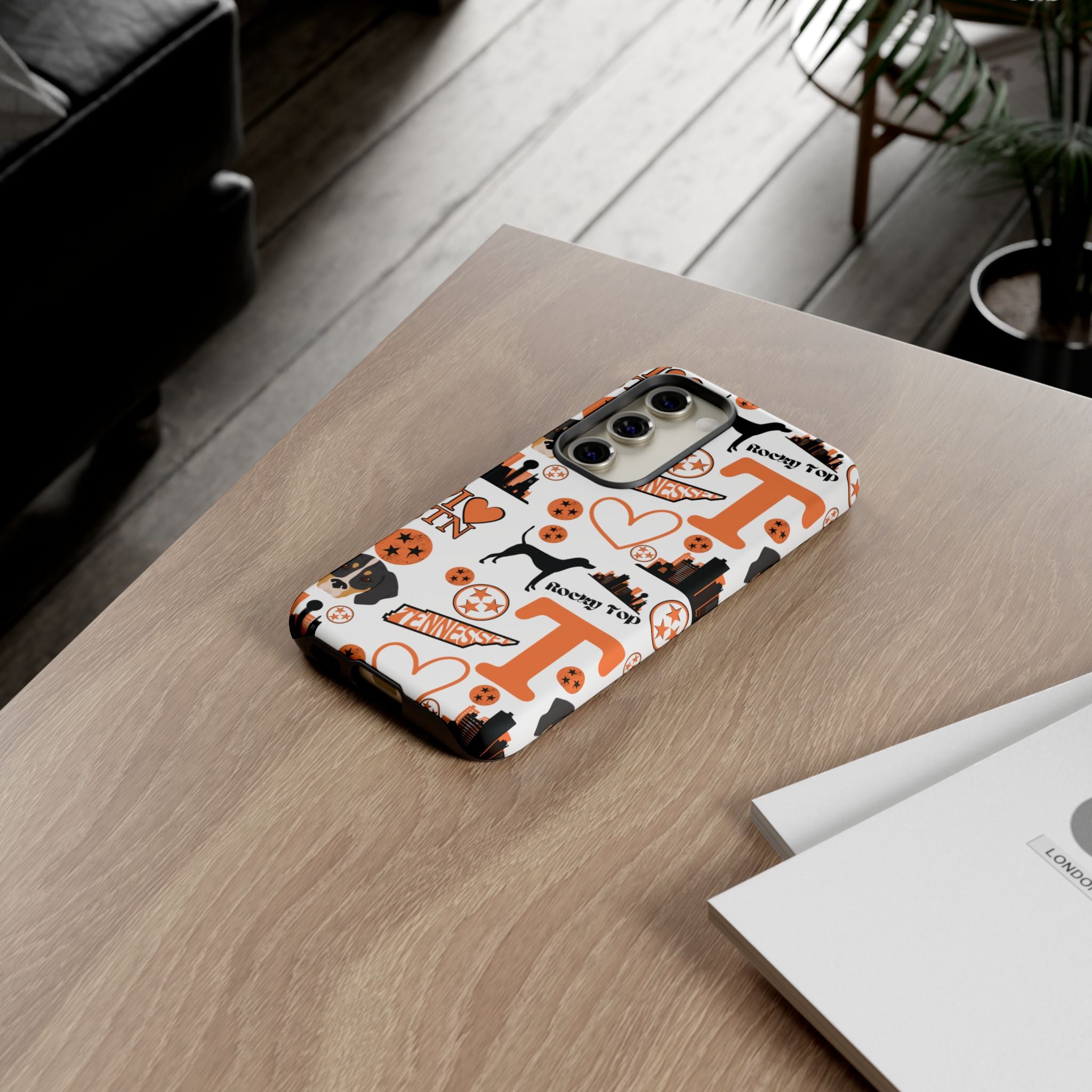 Tennessee Vols pattern Phone Case | Nashville skyline, Volunteers , orange and white