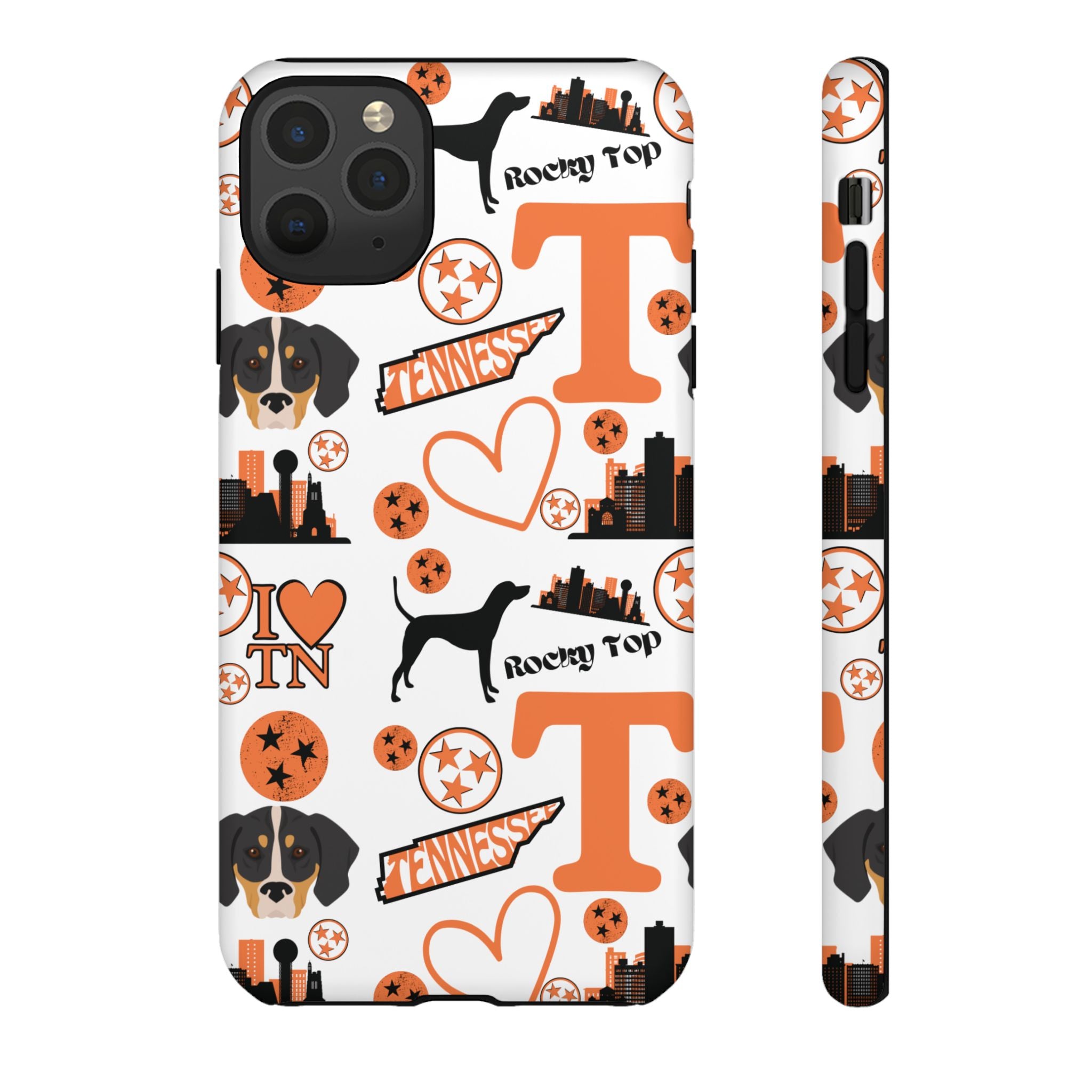 Tennessee Vols pattern Phone Case | Nashville skyline, Volunteers , orange and white