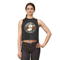 Crop Top — "Working On My Booty" Cute Ghost Weightlifting Fitness Tank