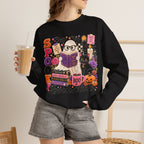 Spooky Book Club Sweatshirt | Halloween Ghost Reading Graphic | Cozy Fall Book Lover Crewneck