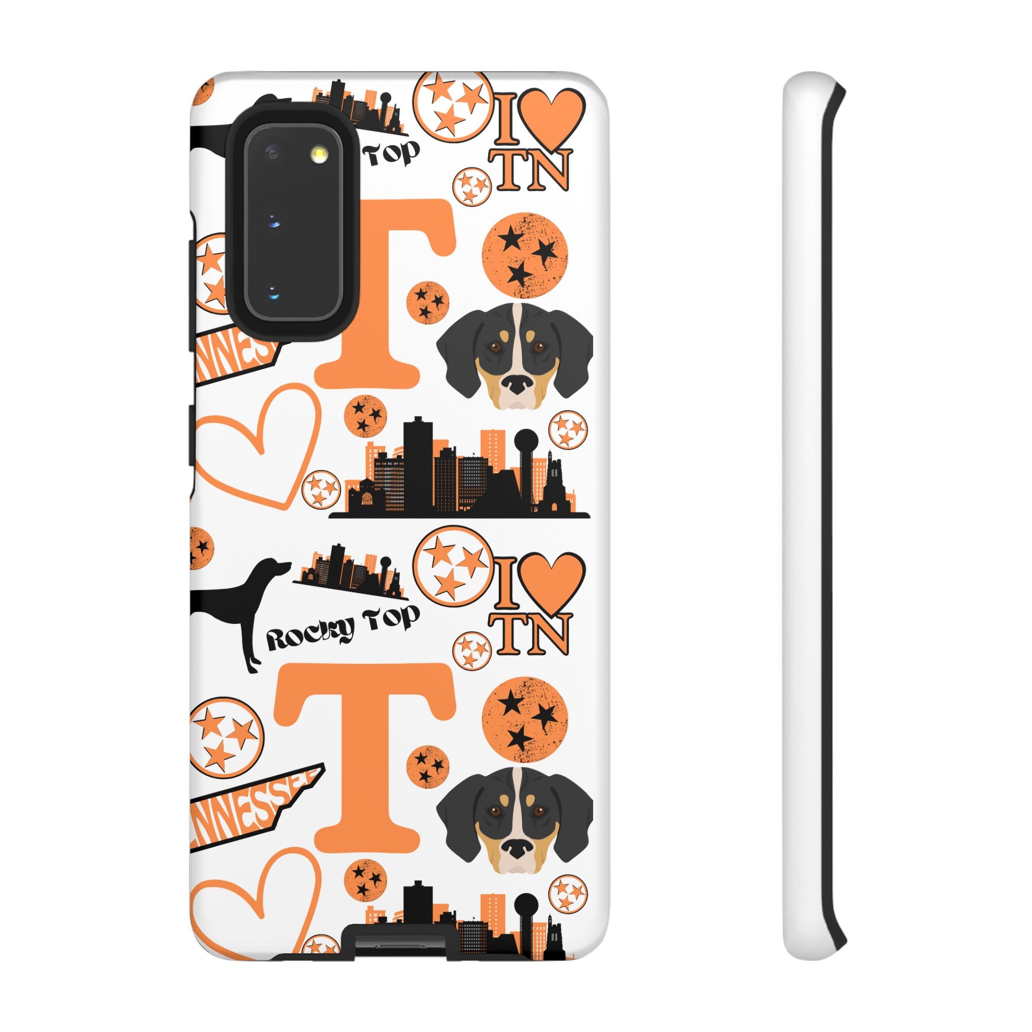 Tennessee Vols pattern Phone Case | Nashville skyline, Volunteers , orange and white
