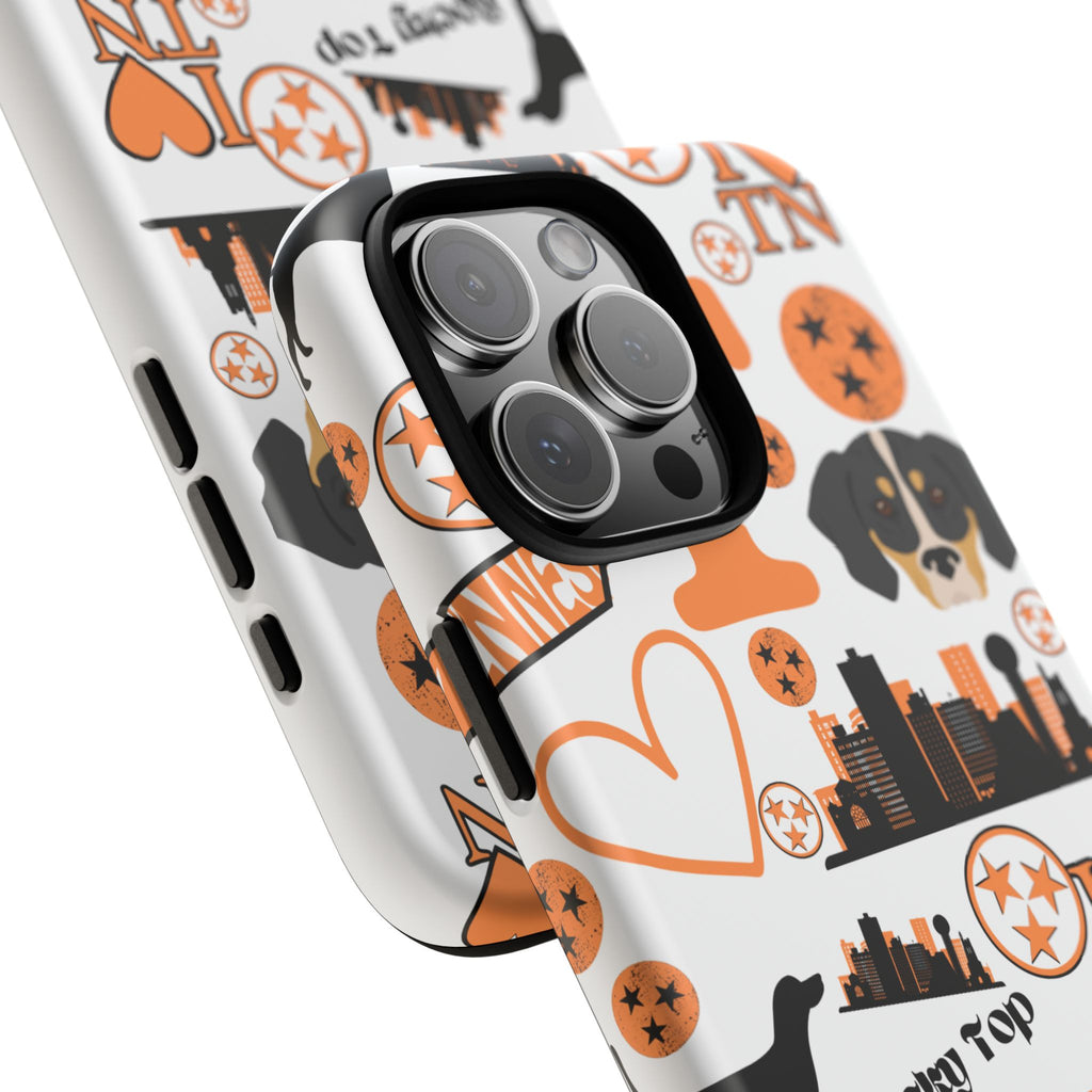 Tennessee Vols pattern Phone Case | Nashville skyline, Volunteers , orange and white