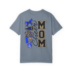 Cheer Mom T-Shirt — Cheerleading Mom Tee with Pom Poms & Megaphone Design