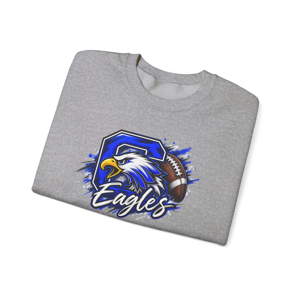 Eagles Football Crewneck Sweatshirt — Vintage Mascot Graphic