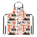 Tennessee Vol Pattern Apron | Volunteer State Skyline, Hearts & Paw Prints
