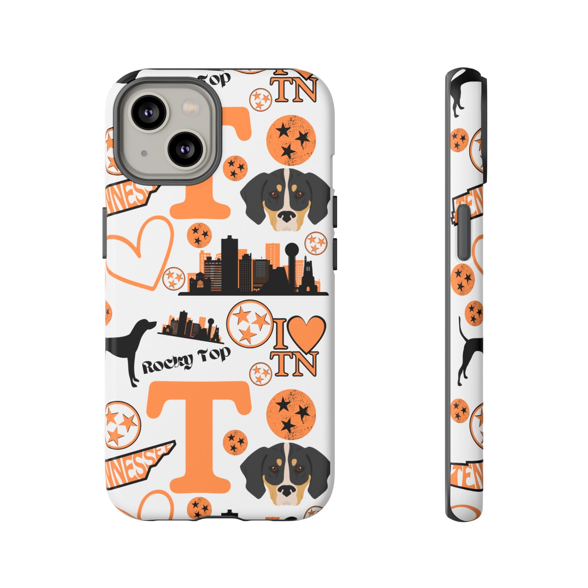 Tennessee Vols pattern Phone Case | Nashville skyline, Volunteers , orange and white