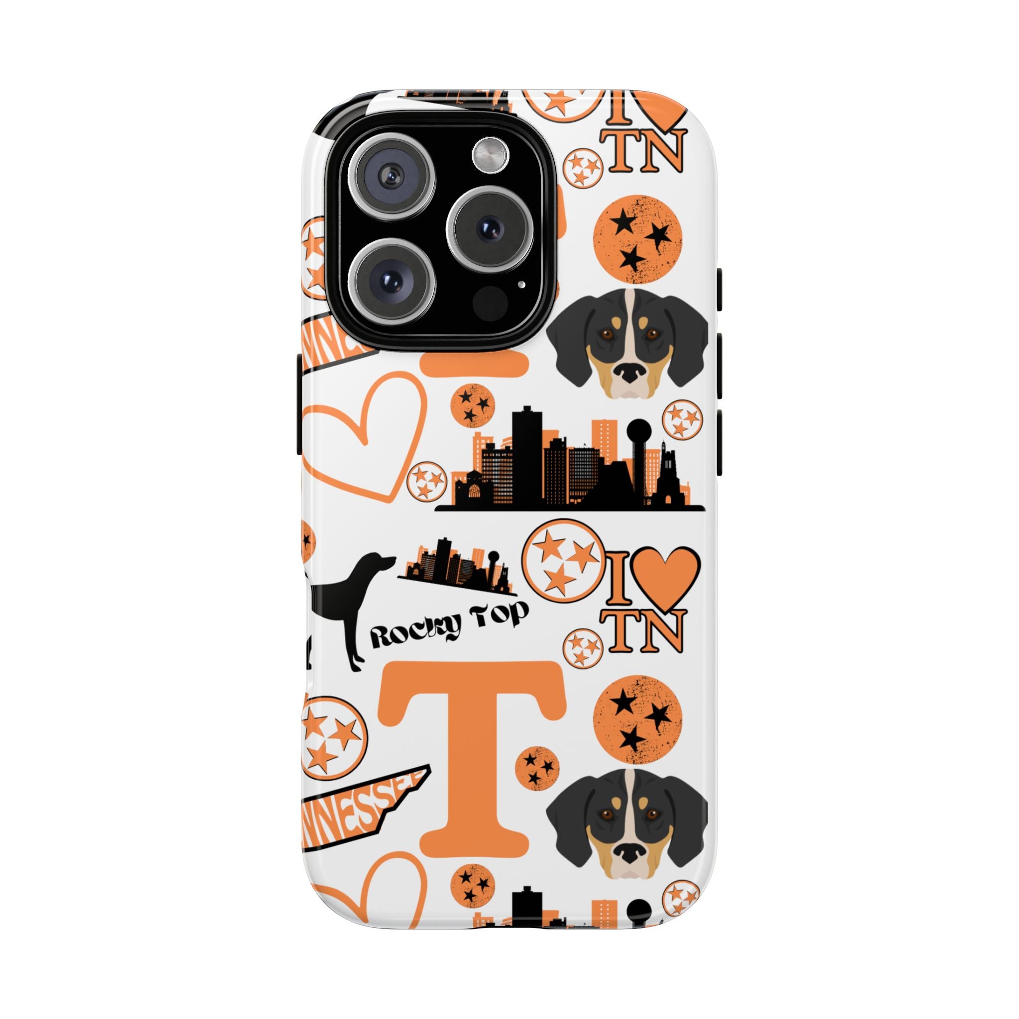 Tennessee Vols pattern Phone Case | Nashville skyline, Volunteers , orange and white