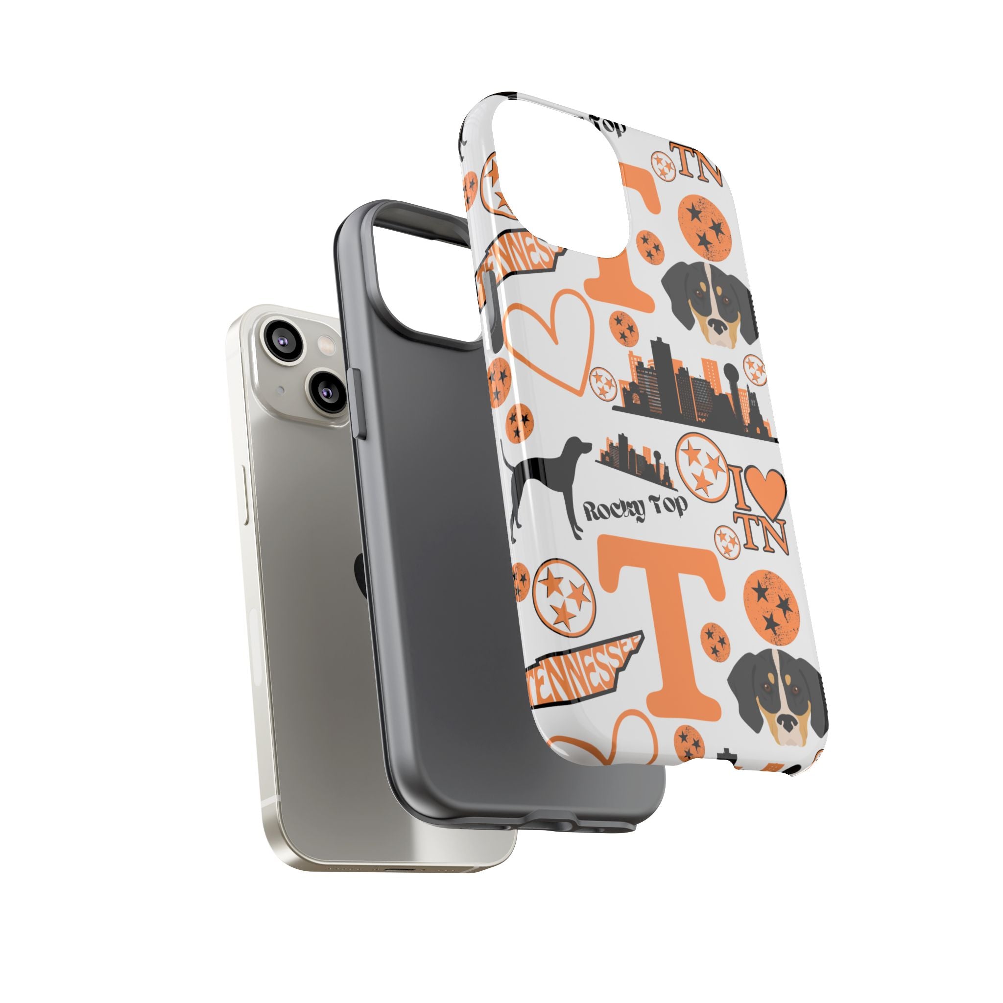 Tennessee Vols pattern Phone Case | Nashville skyline, Volunteers , orange and white