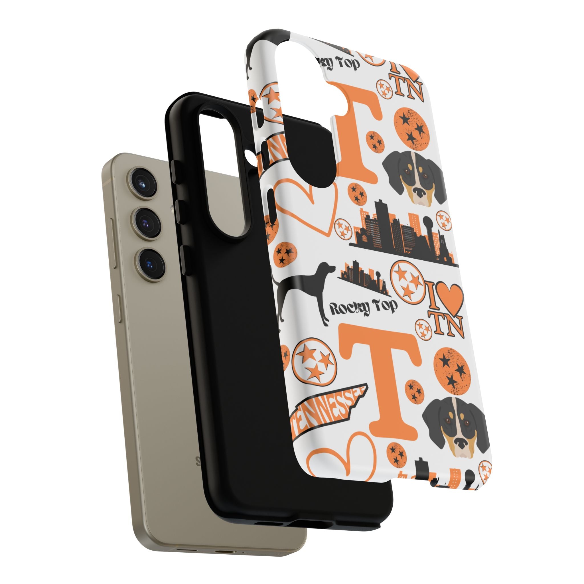 Tennessee Vols pattern Phone Case | Nashville skyline, Volunteers , orange and white