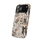 Cheetah bows iced coffee love Magnetic Impact-Resistant Cases
