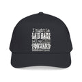Mid Profile Baseball Cap — 'Lean Forward' Inspirational Script Cap